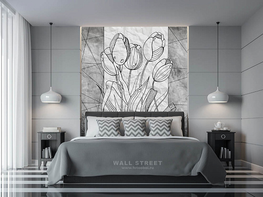 Фотообои в интерьере артикул Floreale 16, ЦВЕТОЧНЫЙ / FLOREALE, Wall street Фотообои в интерьере артикул Floreale 16, ЦВЕТОЧНЫЙ / FLOREALE, Wall street
