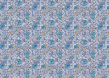 Голубые обои в спальню Kerama Marazzi REFLECTION KM6514 Голубые обои в спальню Kerama Marazzi REFLECTION KM6514