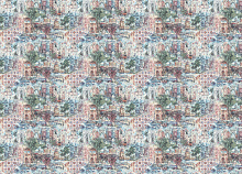 Обои город в прихожей Kerama Marazzi REFLECTION KM6604